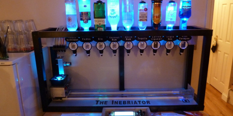 The Inebriator - An Arduino Powered Cocktail Maker