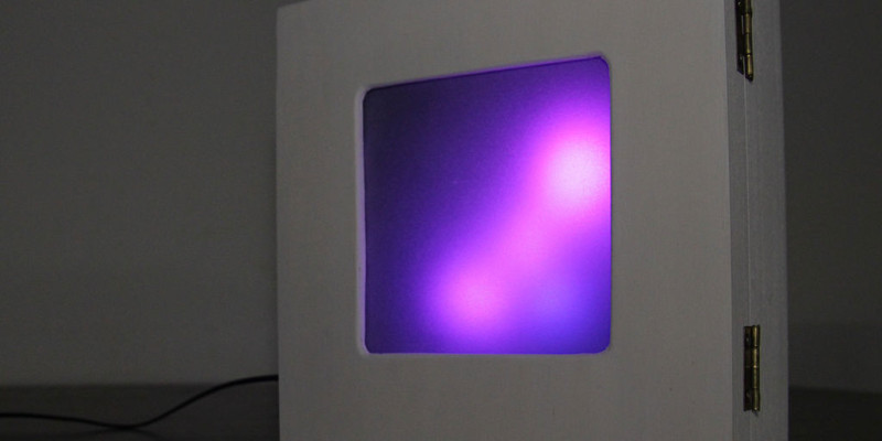 Sound-To-Light Particle Lightbox