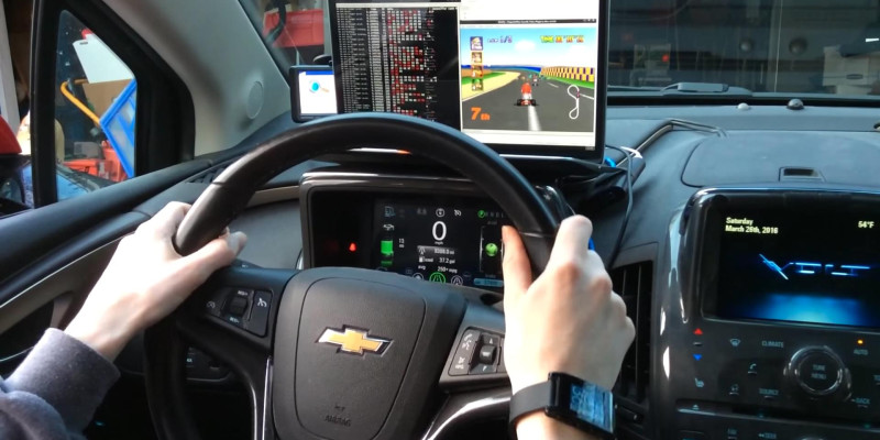Control Mario Kart With A Real Car