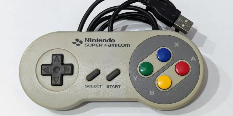 SNES Controller Converted To USB