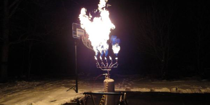 FireHero: Guitar Hero With Real Flames